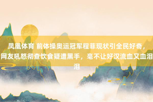 凤凰体育 前体操奥运冠军程菲现状引全民好奇，网友吼怒彻查饮食疑遭黑手，毫不让好汉流血又血泪